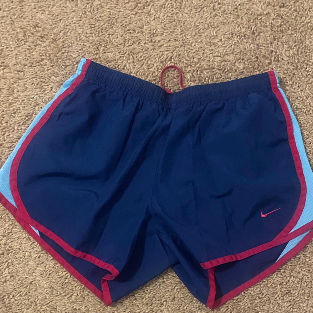 Nike Navy and Crimson Running Shorts